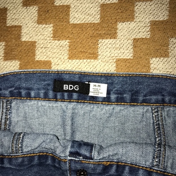 UO Denim Button Skirt (M) - Picture 3 of 5